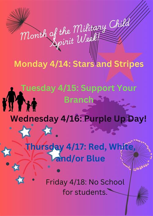 Military Child Spirit Week
